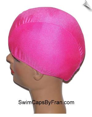 Hot Pink Lycra Swim Cap