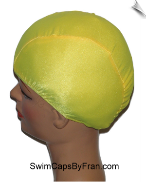 Extra Extra Large Sunshine Yellow Lycra Swim Cap (XXL)