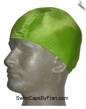 Extra Extra Large Electric Lime Green Swim Cap (XXL)