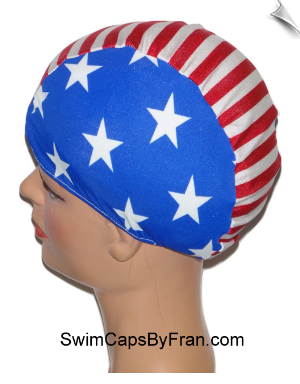 Extra Large Go USA Lycra Swim Cap (XXL)
