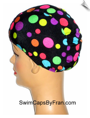 Toddler Polka Dot Lycra Swim Cap