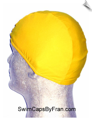 Mellow Yellow Lycra Swim Cap