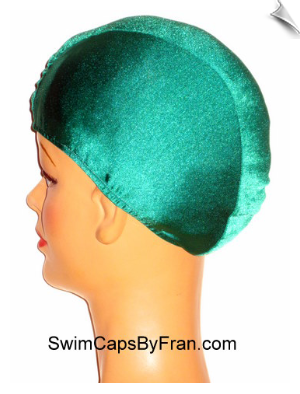 Extra Large Kelly Green Lycra Swim Cap (XL)
