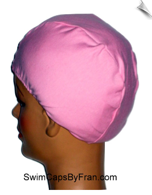 Toddler Pink Cotton Lycra Head Cover