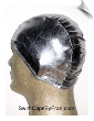 Shiny Metallic Silver Toddler Lycra Swim Cap (SKU: 1063-T)