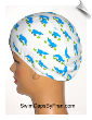 Quacking Ducks Print Lycra Swim Cap (SKU: 1151)