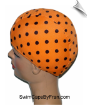 XXX Large Polka Dot Lycra Swim Cap (SKU: 1408-XXXL)