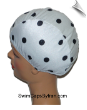 Extra Large Polka Dot Lycra Swim Cap (XL) (SKU: 1410-XL)