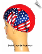 American Flag Lycra Swim Cap (SKU: 1504)