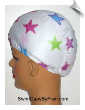 Toddler Stars Print Lycra Swim Cap (SKU: 1146-T)