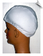 XL Unisex White Cotton Lycra Head Cover
