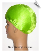 Extra Large Electric Lime Green Lycra Swim Cap (XL)