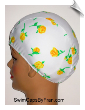 Extra Large Floral Lycra Swim Cap (XL)